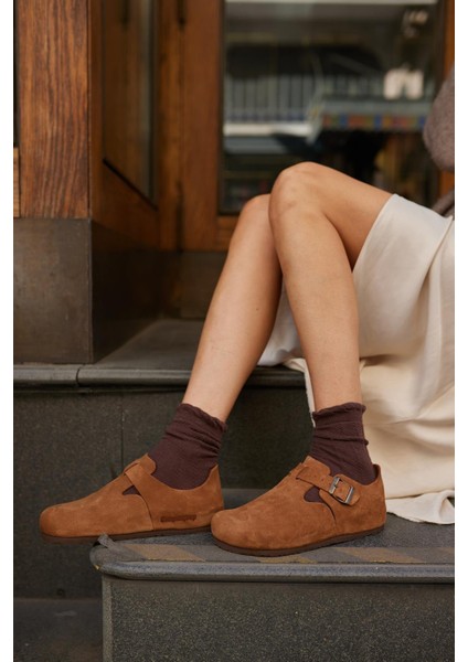 Oxford Hakiki Deri Mantar Taban Ortopedik Ayakkabı