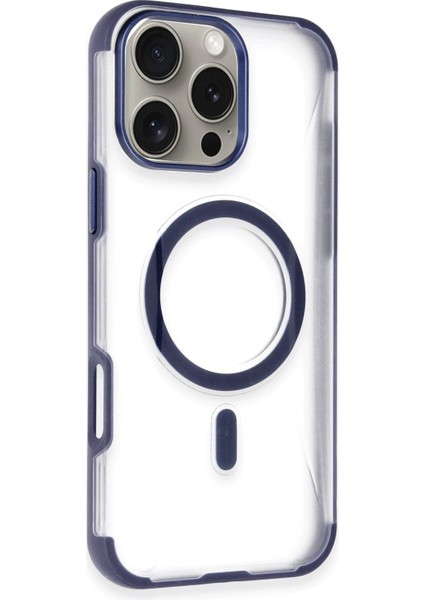 Allzey Joko Iphone 14 Pro Max Hilton Magsafe Kapak - Lacivert