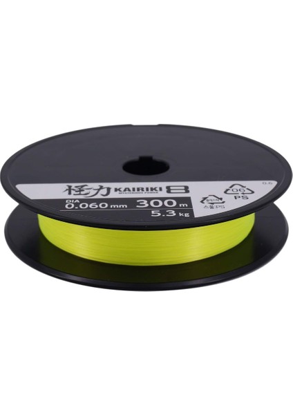 Kairiki 8 Örgü Ip Misina 300M Yellow 0.06MM / 5.3kg modelleri