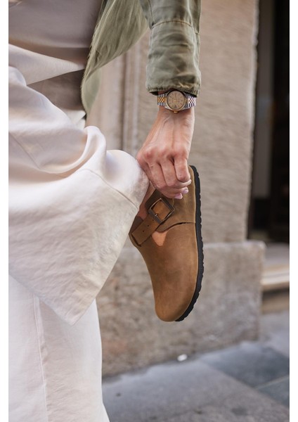 Oxford Hakiki Deri Mantar Taban Ortopedik Ayakkabı