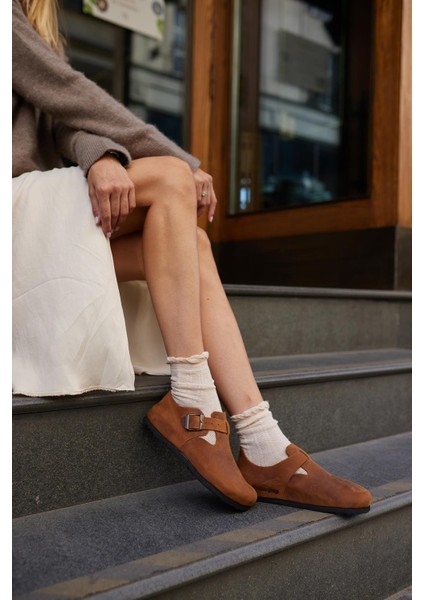 Oxford Hakiki Deri Mantar Taban Ortopedik Ayakkabı modelleri