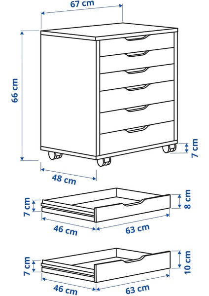 Alex Keson Koyu Gri 67 x 66 Cm fiyatları