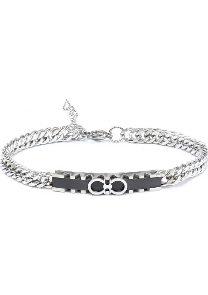 Sonsuzluk Motifli Çelik Bileklik 3183EBF1D1