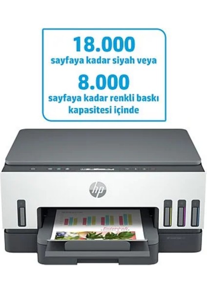 Smart Tank 720 All-In-One, Baskı, Tarama, Kopyalama, Kablosuz, Pdf'ye Tarama Yazıcı fiyatları