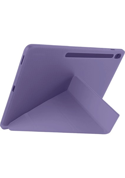 Allzey Newface Samsung Galaxy Tab S10 Fe Plus 13.1 Kalemlikli Hugo Tablet Kılıfı - Mor modelleri