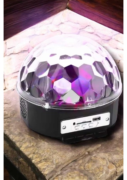 Wizard Kompakt Tasarımlı, Telefon Kontrollü Disko Topu Işıkları