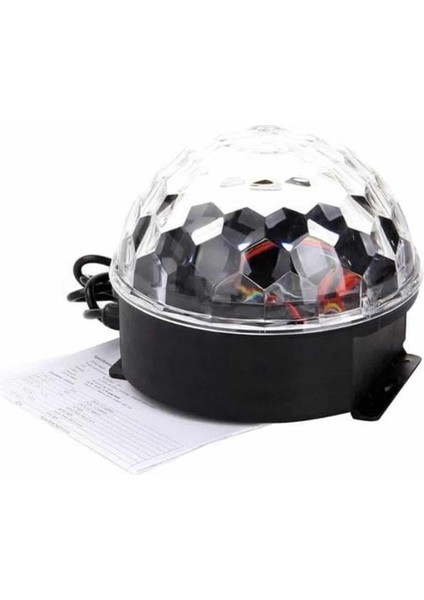 Wizard Disko Topu Renkli Işıklı Lazer Parti Bluetooth Bağlantılı LED Küre indirimleri