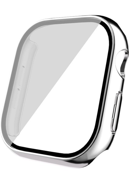 Apple Watch 10-11 42mm Sert Pc Kasa Electroplatink Çerçeveli Ekran Koruyucu Apple Watch Gard 36