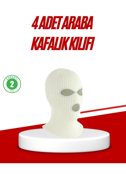 Wizard Şık ve Rahat 4’lü Araba Başlık Kılıfı Toz ve Leke Koruyucu