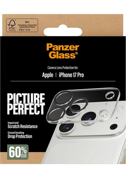 Pictureperfect iPhone 17 Pro Şeffaf Kamera Koruyucu fırsatları
