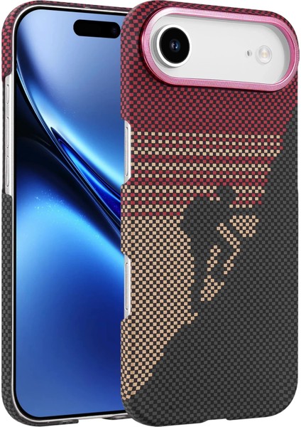 Allzey Newface Apple Iphone 17 Air Vega Magsafe Kapak - Kırmızı