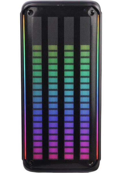 Kts 1911 Taşınabilir Bluetooth Parti Hoparlörü | 60W Rms | 2x8” Woofer + Tweeter | Rgb | Mikrofonlu fiyatları