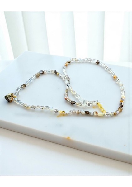 Sitrin Doğal Taş Uzun Kadın Kolye fırsatları