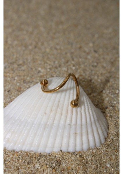 Piercing Cerrahi Çelik Piercing Spiral Kıkırdak Tragus Conch Helix Gold Renk fiyatları