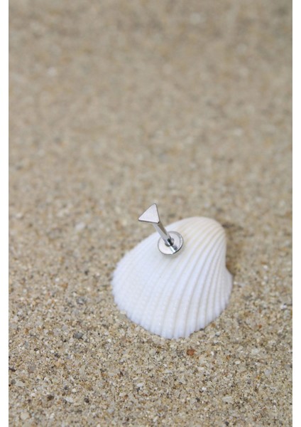 Piercing Cerrahi Çelik Piercing Kıkırdak Tragus Conch Helix Silver Renk Kızgın Kedi