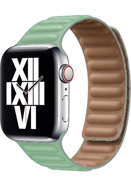 ​​​apple Watch 44MM Krd-34 Deri Kordon
