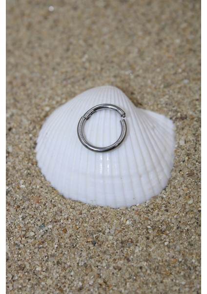 Piercing Cerrahi Çelik Piercing Klipsli Kıkırdak Septum Tragus Conch Helix Silver Renk Klasik Halka fiyatları