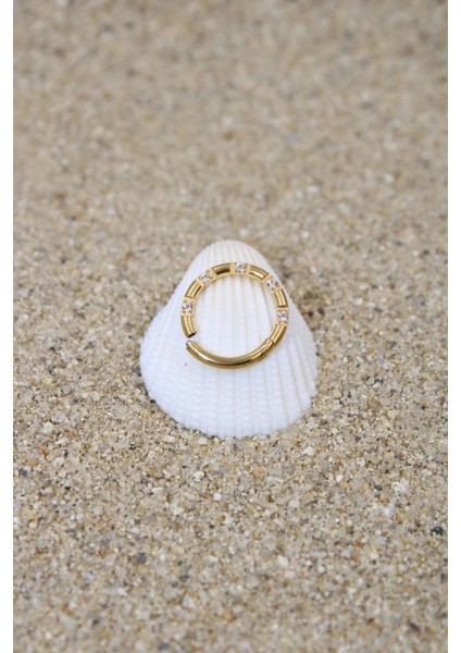 Piercing Cerrahi Çelik Piercing Klipsli Kıkırdak Septum Tragus Conch Helix Gold Renk Yılan fiyatları