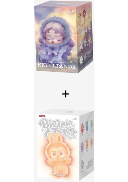 2’li Set 1 Adet Labubu 1 Adet Skullpanda Kutulu Mükemmel Set fiyatları