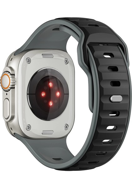 Apple Watch Ultra 49MM Lopard KRD-135 Silikon Kordon Strap Kayış