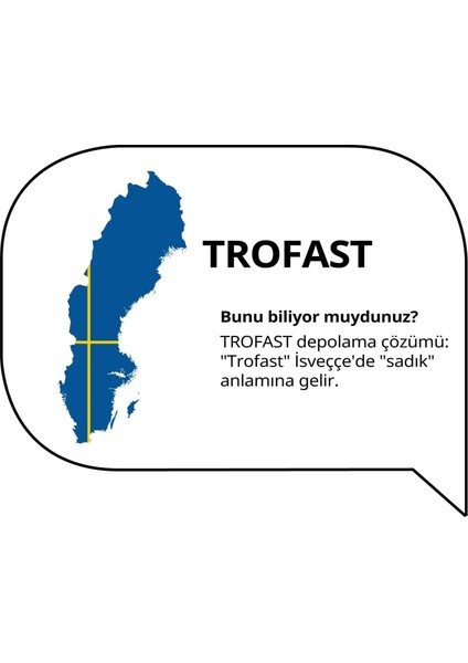 Trofast Saklama Ünitesi Beyaz Gri Mavi 99 x 44 x 94 cm indirimleri