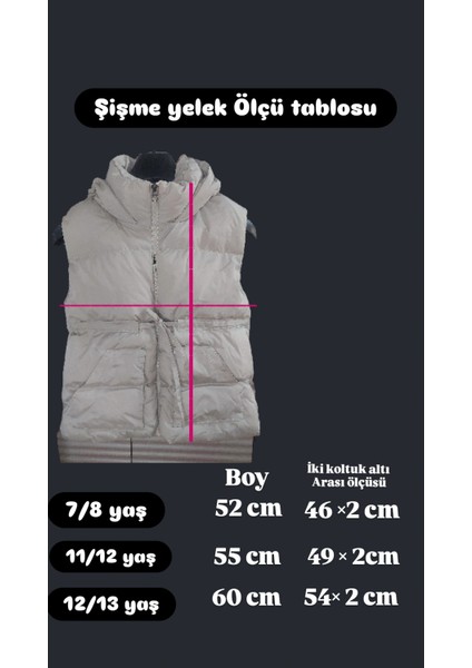 Kız Çocuk Kapüşonlu / Fermuar Detaylı Şişme Yelek fiyatları