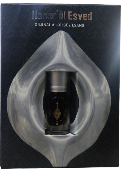 Özel Kutusunda Hacerül Esved Alkolsüz Esans 3 ml 0,10 Fl Oz modelleri