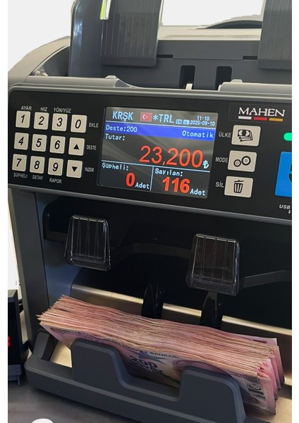 M-3 PROFESYONEL YAZICILI Para Sayma Makinesi orjınal ithalatcısı garantili 20 ülke