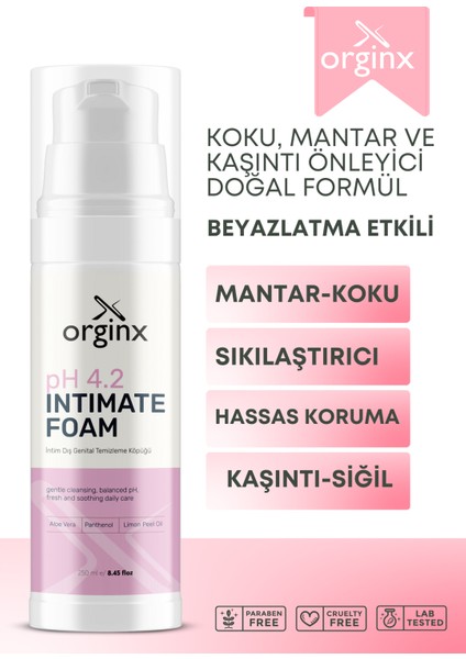 Çay Ağacı Formüllü Sıkılaştırıcı İntim Köpük – Genital Bölge Koku, Mantar ve Akıntı Karşıtı 150 ml