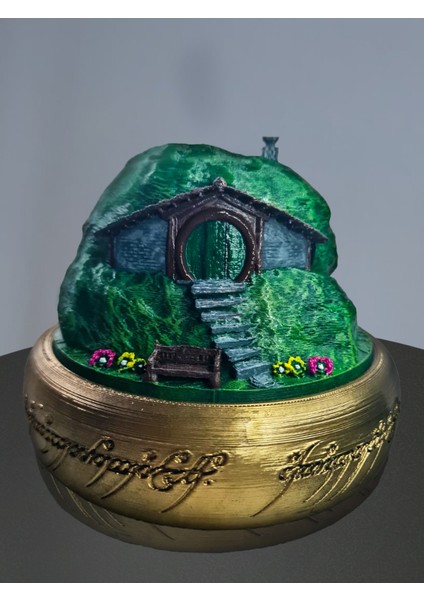 Yüzüklerin Efendisi Hobbit Ev Mini Figür -Figür Hediye - Hobbiton Heykel Figür fiyatları