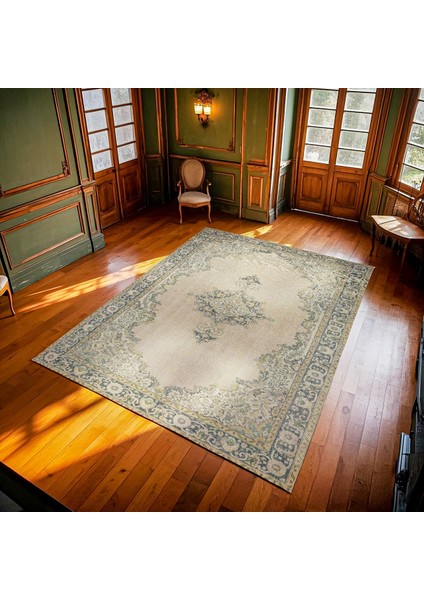 Krem Göbekli Modern Etnik Desenli Halı | Makinada Yıkanabilir | Hav Toz Vermez | Leke Tutmayaz | Kaymaz Taban | Dijital Makine Baskı | Salon Yolluk Mutfak Halısı modelleri