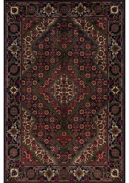 Bordo Göbekli Modern Etnik Desenli Halı | Makinada Yıkanabilir | Hav Toz Vermez | Leke Tutmayaz | Kaymaz Taban | Dijital Makine Baskı | Salon Yolluk Mutfak Halısı