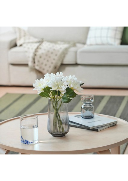 Smycka Beyaz 30 Cm Yapay Çiçek Yıldız Çiçeği İç Dış Mekan fırsatları