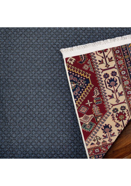 Bordo Madalyon Modern Etnik Desenli Halı | Makinada Yıkanabilir | Hav Toz Vermez | Leke Tutmayaz | Kaymaz Taban | Dijital Makine Baskı | Salon Yolluk Mutfak Halısı fırsatları