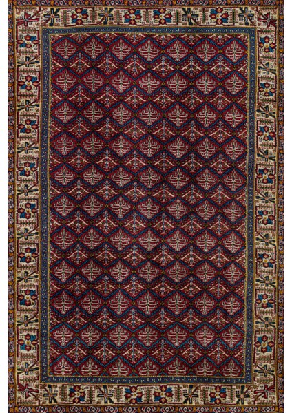 Bordo Bordürlü Modern Etnik Desenli Halı | Makinada Yıkanabilir | Hav Toz Vermez | Leke Tutmayaz | Kaymaz Taban | Dijital Makine Baskı | Salon Yolluk Mutfak Halısı