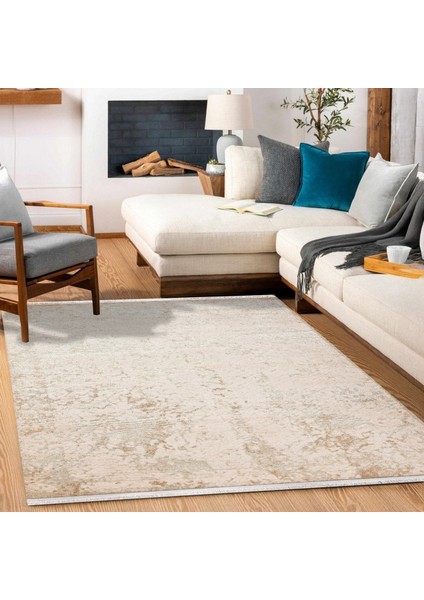 Bej Modern Modern Etnik Desenli Halı | Makinada Yıkanabilir | Hav Toz Vermez | Leke Tutmayaz | Kaymaz Taban | Dijital Makine Baskı | Salon Yolluk Mutfak Halısı fiyatları