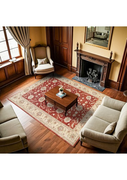 Bordo Çiçekli Modern Etnik Desenli Halı | Makinada Yıkanabilir | Hav Toz Vermez | Leke Tutmayaz | Kaymaz Taban | Dijital Makine Baskı | Salon Yolluk Mutfak Halısı fiyatları