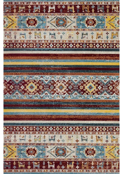 Bej Etnik Modern Etnik Desenli Halı | Makinada Yıkanabilir | Hav Toz Vermez | Leke Tutmayaz | Kaymaz Taban | Dijital Makine Baskı | Salon Yolluk Mutfak Halısı modelleri