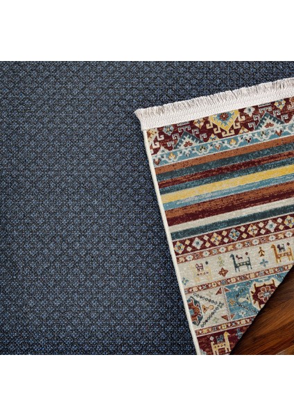 Bej Etnik Modern Etnik Desenli Halı | Makinada Yıkanabilir | Hav Toz Vermez | Leke Tutmayaz | Kaymaz Taban | Dijital Makine Baskı | Salon Yolluk Mutfak Halısı fırsatları