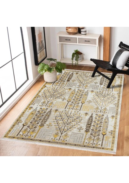 Krem Etnik Modern Etnik Desenli Halı | Makinada Yıkanabilir | Hav Toz Vermez | Leke Tutmayaz | Kaymaz Taban | Dijital Makine Baskı | Salon Yolluk Mutfak Halısı fiyatları