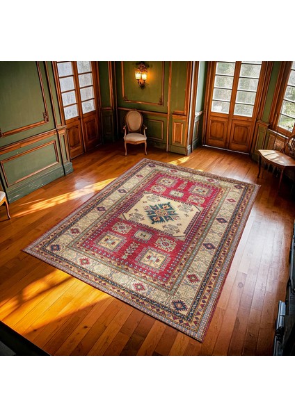 Bordo Bordürlü Modern Etnik Desenli Halı | Makinada Yıkanabilir | Hav Toz Vermez | Leke Tutmayaz | Kaymaz Taban | Dijital Makine Baskı | Salon Yolluk Mutfak Halısı modelleri