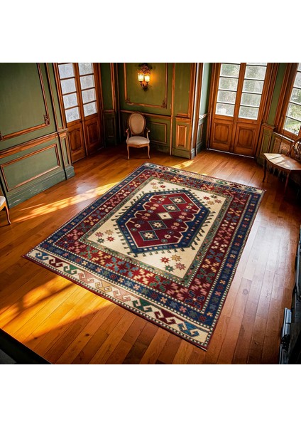 Bordo Göbekli Modern Etnik Desenli Halı | Makinada Yıkanabilir | Hav Toz Vermez | Leke Tutmayaz | Kaymaz Taban | Dijital Makine Baskı | Salon Yolluk Mutfak Halısı modelleri