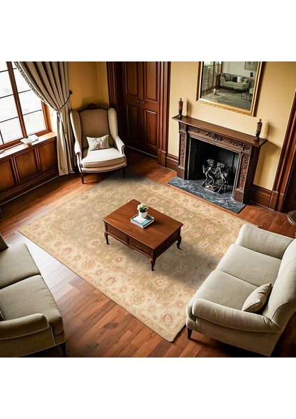 Krem Çiçekli Modern Etnik Desenli Halı | Makinada Yıkanabilir | Hav Toz Vermez | Leke Tutmayaz | Kaymaz Taban | Dijital Makine Baskı | Salon Yolluk Mutfak Halısı fiyatları