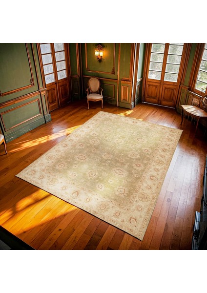 Krem Çiçekli Modern Etnik Desenli Halı | Makinada Yıkanabilir | Hav Toz Vermez | Leke Tutmayaz | Kaymaz Taban | Dijital Makine Baskı | Salon Yolluk Mutfak Halısı modelleri