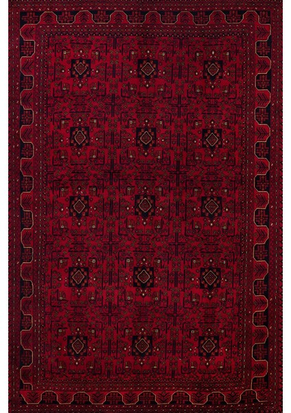 Bordo Çiçekli Modern Etnik Desenli Halı | Makinada Yıkanabilir | Hav Toz Vermez | Leke Tutmayaz | Kaymaz Taban | Dijital Makine Baskı | Salon Yolluk Mutfak Halısı