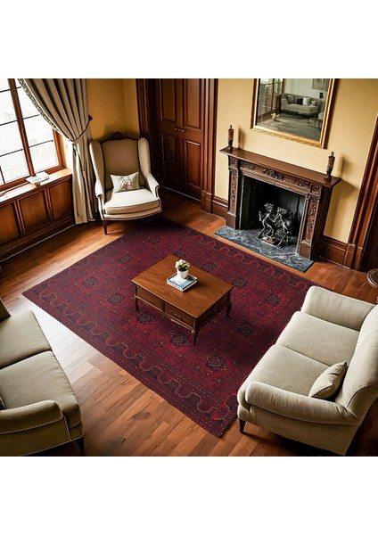 Bordo Çiçekli Modern Etnik Desenli Halı | Makinada Yıkanabilir | Hav Toz Vermez | Leke Tutmayaz | Kaymaz Taban | Dijital Makine Baskı | Salon Yolluk Mutfak Halısı modelleri
