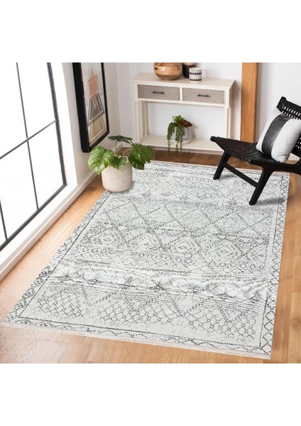 Gri Etnik Modern Etnik Desenli Halı | Makinada Yıkanabilir | Hav Toz Vermez | Leke Tutmayaz | Kaymaz Taban | Dijital Makine Baskı | Salon Yolluk Mutfak Halısı fiyatları