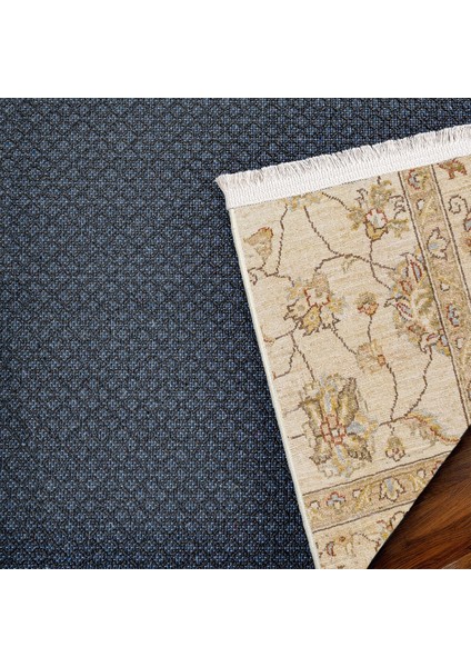 Krem Bordürlü Modern Etnik Desenli Halı | Makinada Yıkanabilir | Hav Toz Vermez | Leke Tutmayaz | Kaymaz Taban | Dijital Makine Baskı | Salon Yolluk Mutfak Halısı fırsatları