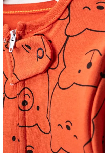 %100 Pamuk 9-12-18 Ay Ayıcık 3'lü Patiksiz Manşetli Tulum (Kız Erkek Bebek Çocuk) indirimleri