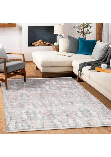 Pembe Geometrik Modern Etnik Desenli Halı | Makinada Yıkanabilir | Hav Toz Vermez | Leke Tutmayaz | Kaymaz Taban | Dijital Makine Baskı | Salon Yolluk Mutfak Halısı fiyatları